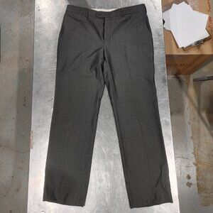 Good Condition Men's Tailored Suit Pants Biella 2112C Dean Size 44W 38R Grey